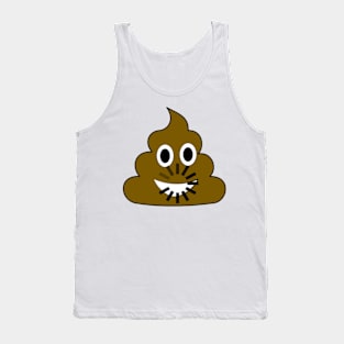 Cute Poop Loading Tank Top